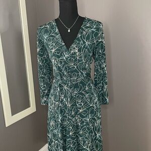 Leota Women's 3/4 Sleeve Perfect Wrap Dress